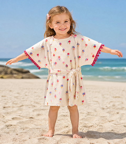 Kids’ Hooded Poncho Towel