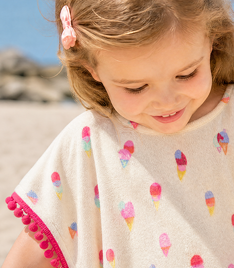 Kids’ Hooded Poncho Towel