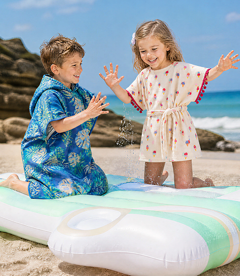 Kids’ Hooded Poncho Towel