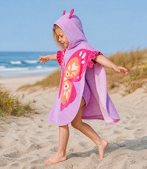 Kids’ Hooded Poncho Towel