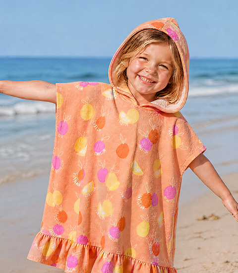 Kids’ Hooded Poncho Towel