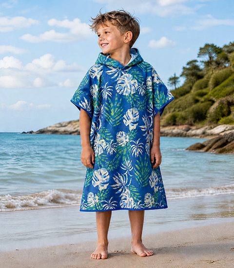 Kids’ Hooded Poncho Towel