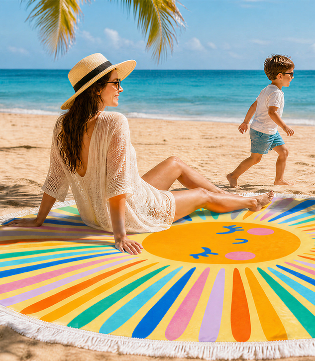 Round Beach Towel