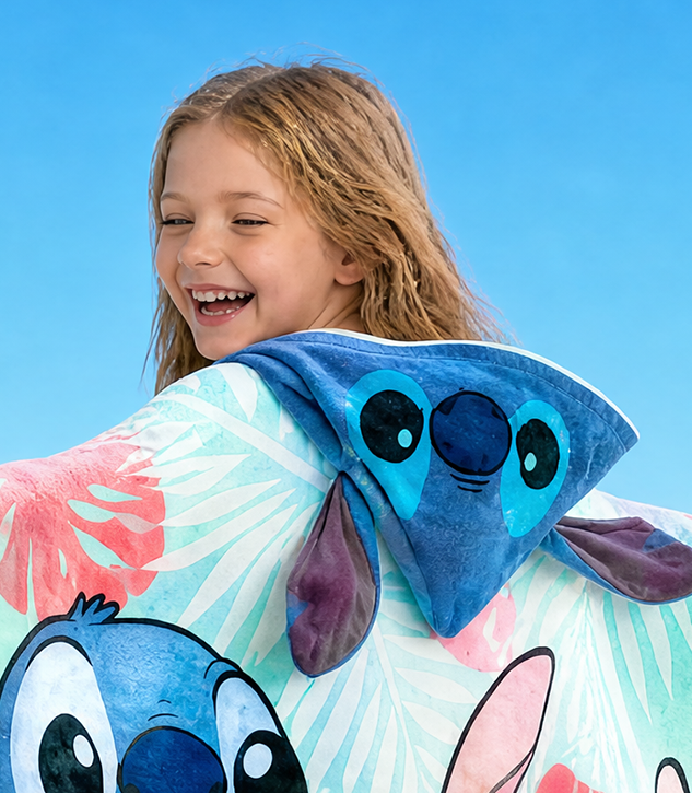 Kids’ Hooded Poncho Towel