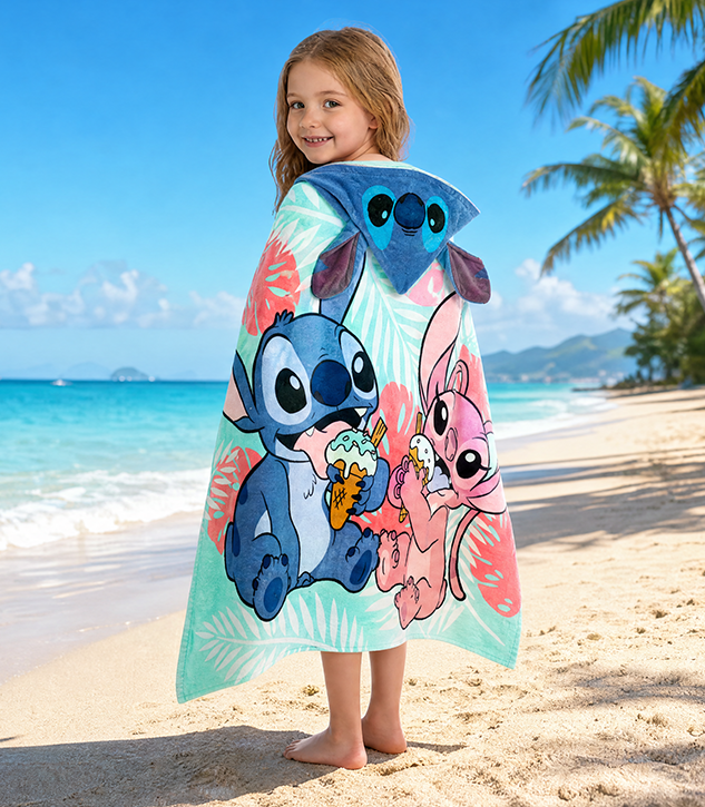 Kids’ Hooded Poncho Towel