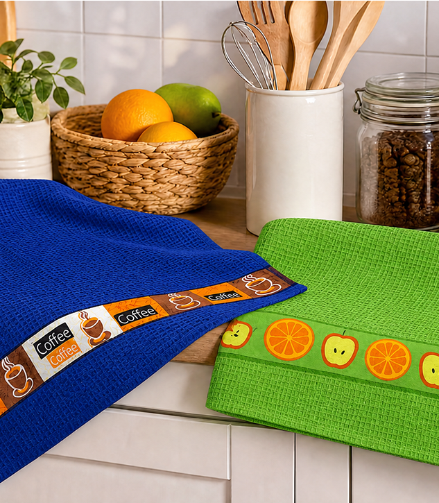 kitchen towel set of 2