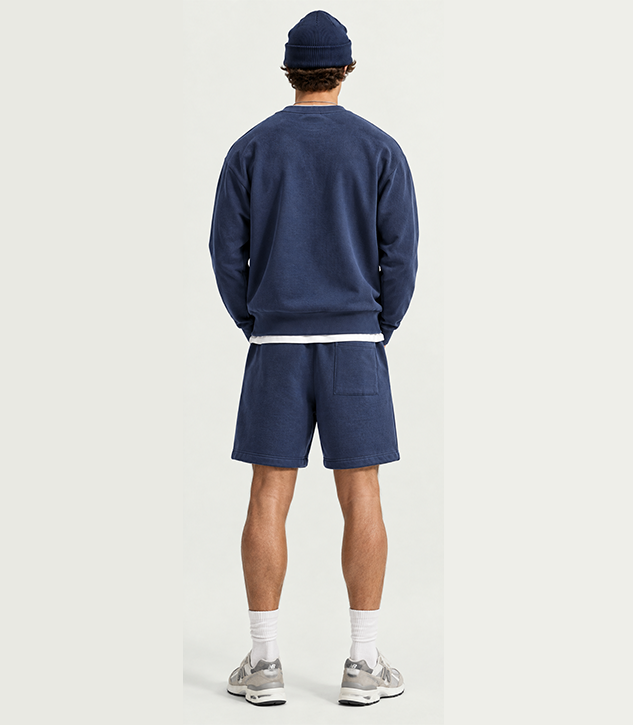 Unisex Crewneck Sweatshirt & Sweat Shorts Set